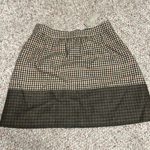 J crew 100% lambswool mini skirt with mixed tweeds - Picture 10 of 10